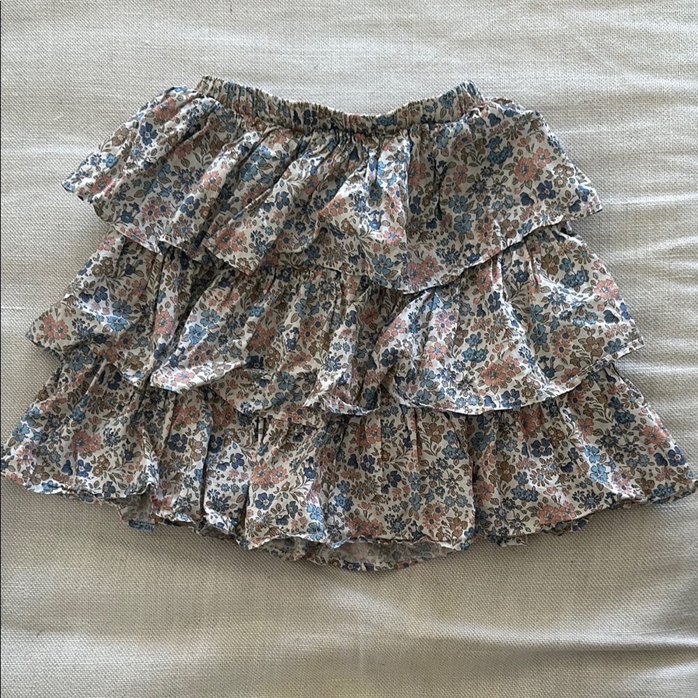 Oliver London Floral Tiered Skirt